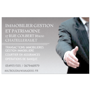 Agence immobiliere IMMOBILIER GESTION ET PATRIMOINE